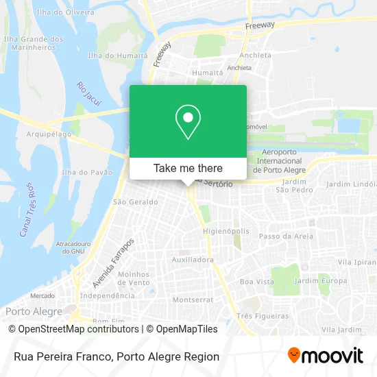 Rua Pereira Franco map