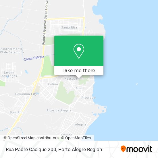 Rua Padre Cacique 200 map