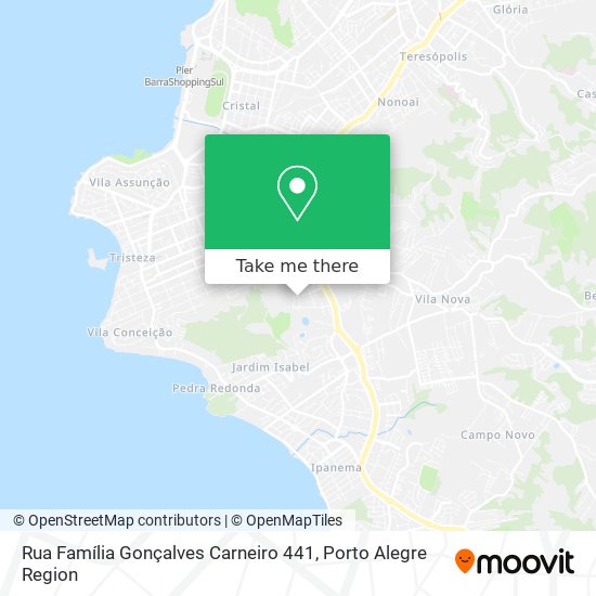 Rua Família Gonçalves Carneiro 441 map