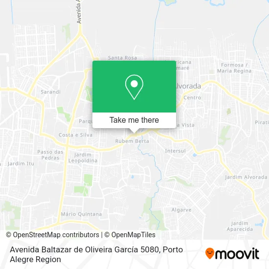 Avenida Baltazar de Oliveira García 5080 map