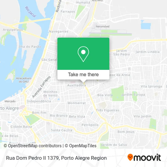 Rua Dom Pedro II 1379 map