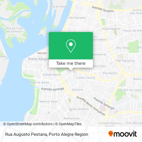 Mapa Rua Augusto Pestana
