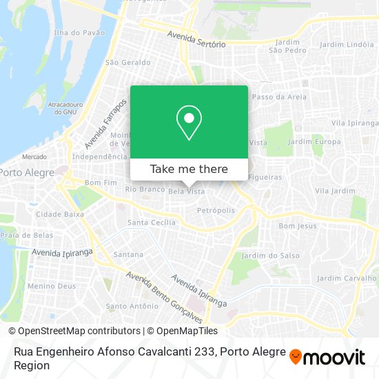 Mapa Rua Engenheiro Afonso Cavalcanti 233