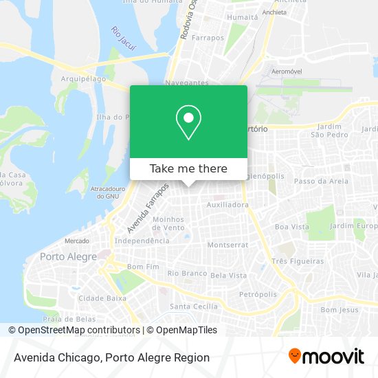 Mapa Avenida Chicago