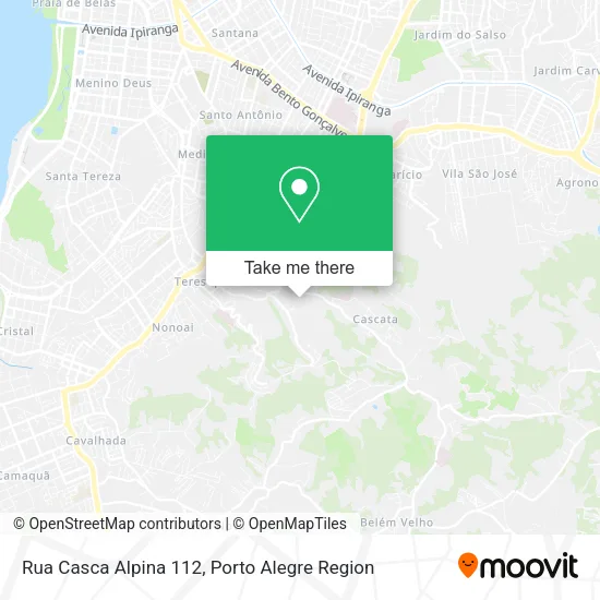 Rua Casca Alpina 112 map