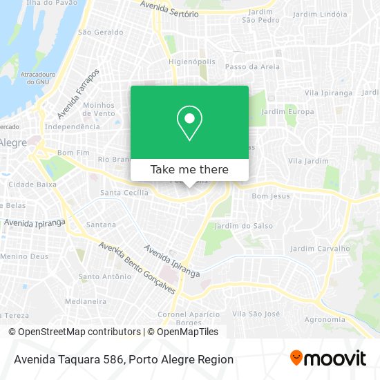 Avenida Taquara 586 map
