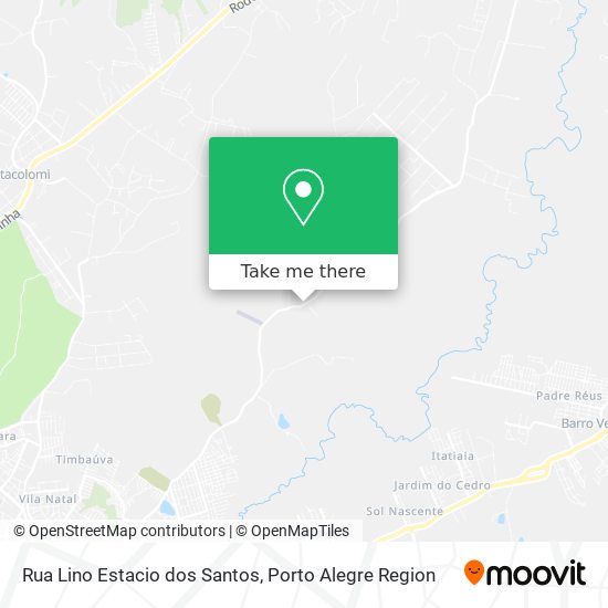 Rua Lino Estacio dos Santos map