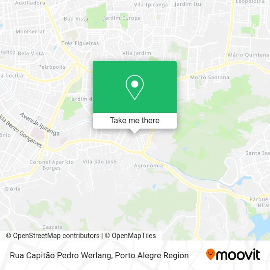 Rua Capitão Pedro Werlang map