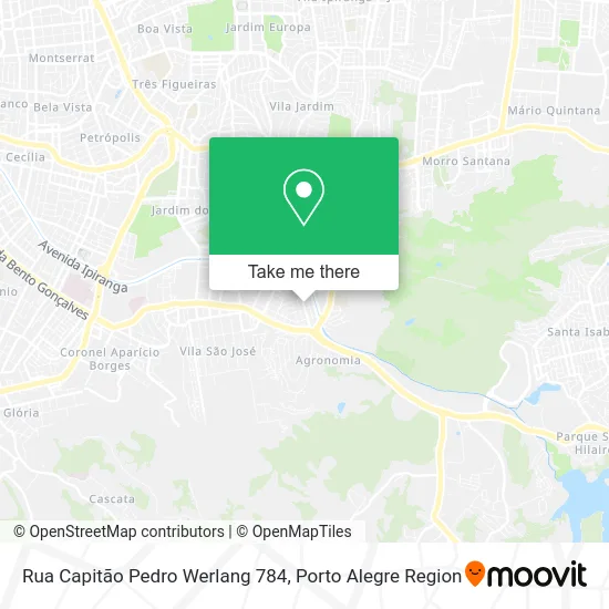 Rua Capitão Pedro Werlang 784 map