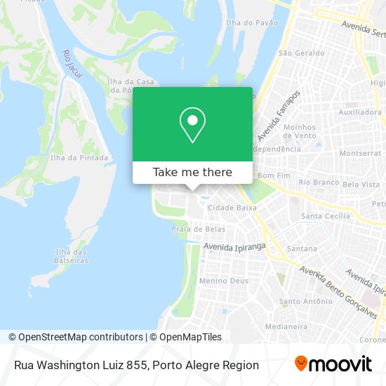 Mapa Rua Washington Luiz 855