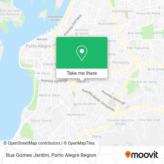 Rua Gomes Jardim map