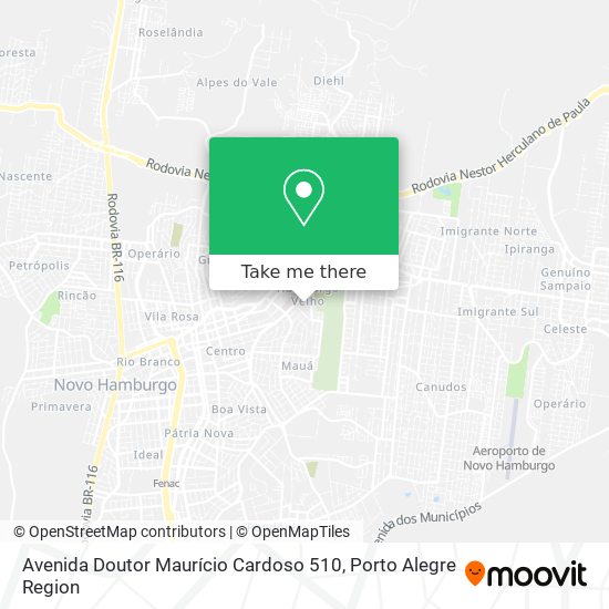 Avenida Doutor Maurício Cardoso 510 map