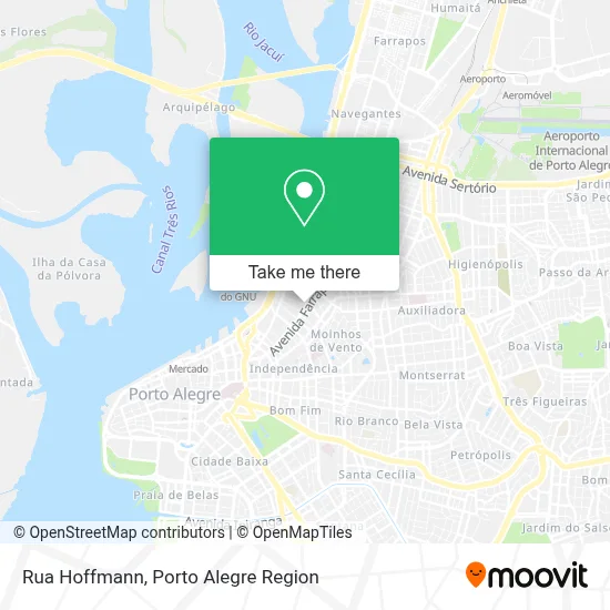 Rua Hoffmann map