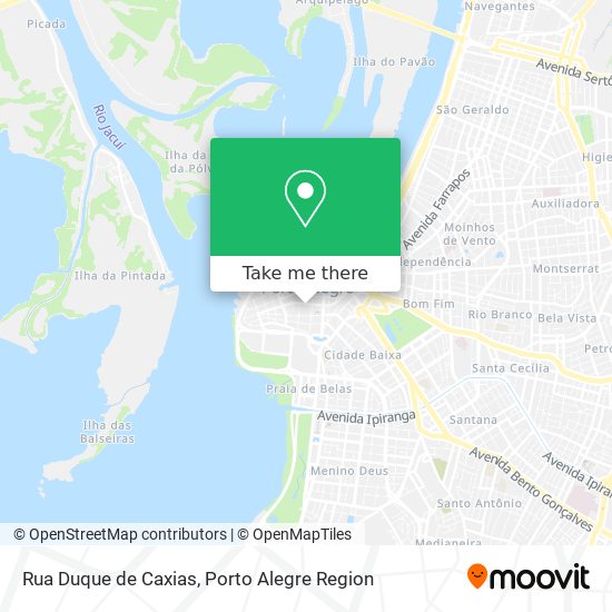 Mapa Rua Duque de Caxias