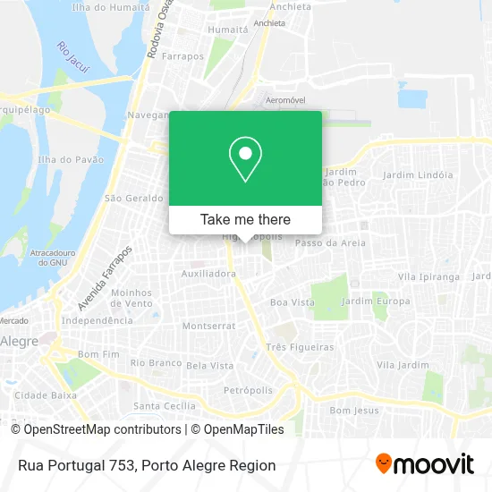 Rua Portugal 753 map