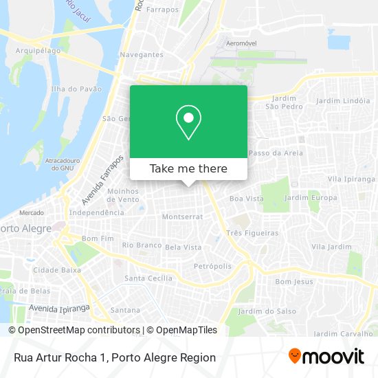 Rua Artur Rocha 1 map