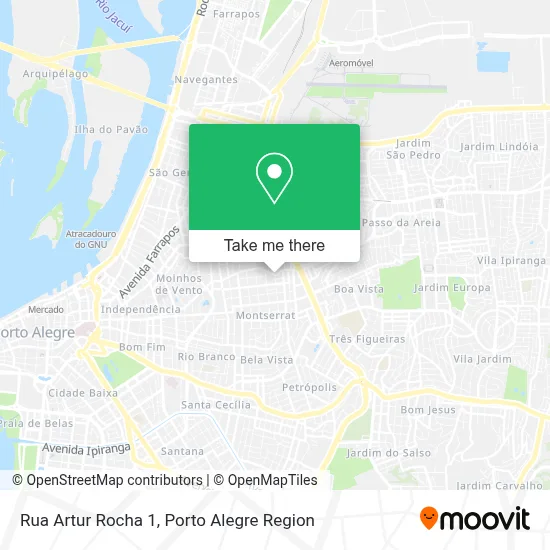 Rua Artur Rocha 1 map