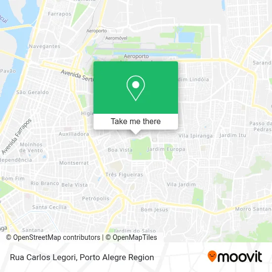 Rua Carlos Legori map
