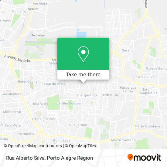 Rua Alberto Silva map
