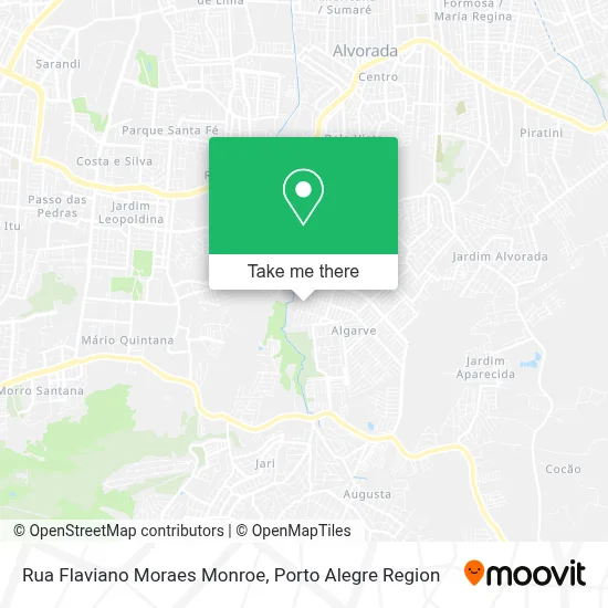 Rua Flaviano Moraes Monroe map