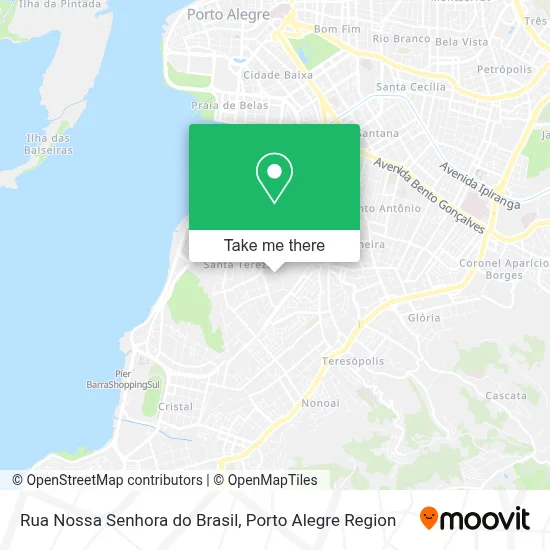 Rua Nossa Senhora do Brasil map