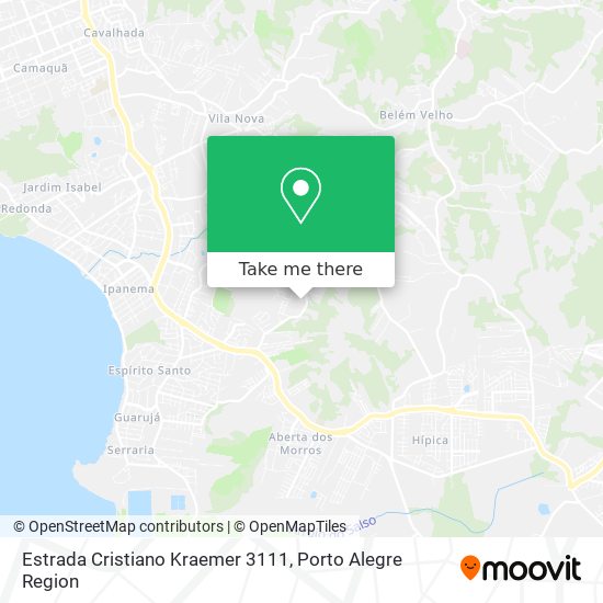 Estrada Cristiano Kraemer 3111 map