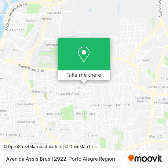 Avenida Assis Brasil 2922 map