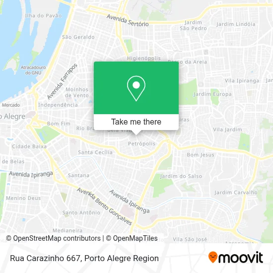 Rua Carazinho 667 map