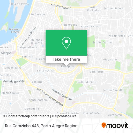 Rua Carazinho 443 map