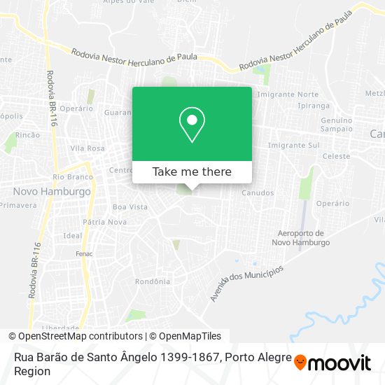 Rua Barão de Santo Ângelo 1399-1867 map