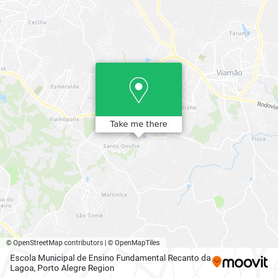 Escola Municipal de Ensino Fundamental Recanto da Lagoa map