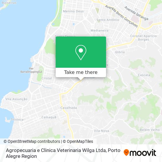 Agropecuaria e Clinica Veterinaria Wilga Ltda map
