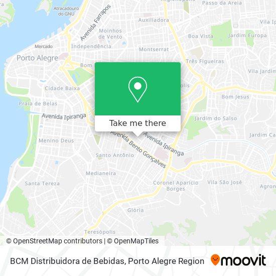 BCM Distribuidora de Bebidas map