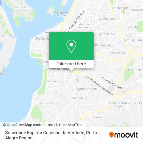 Sociedade Espírita Caminho da Verdade map