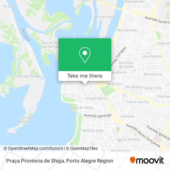 Praça Província de Shiga map