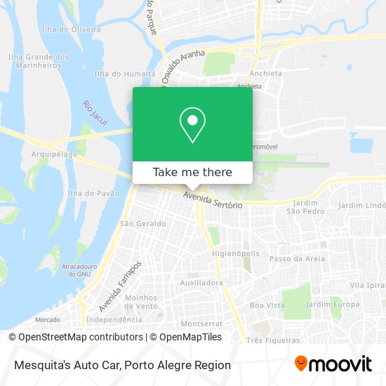 Mesquita's Auto Car map