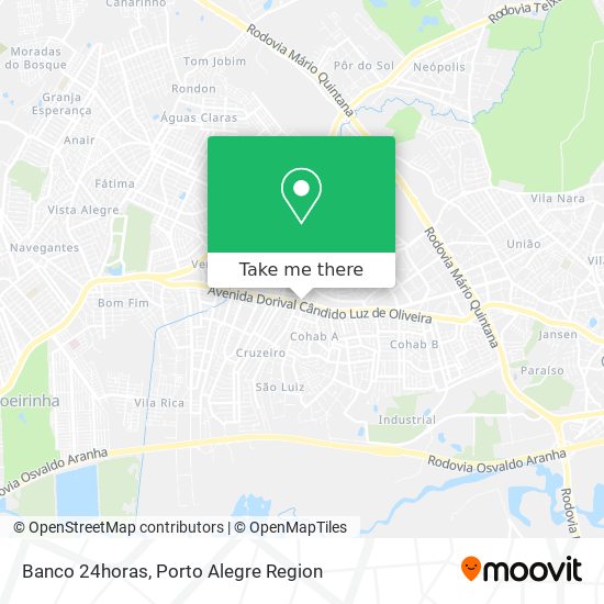 Banco 24horas map