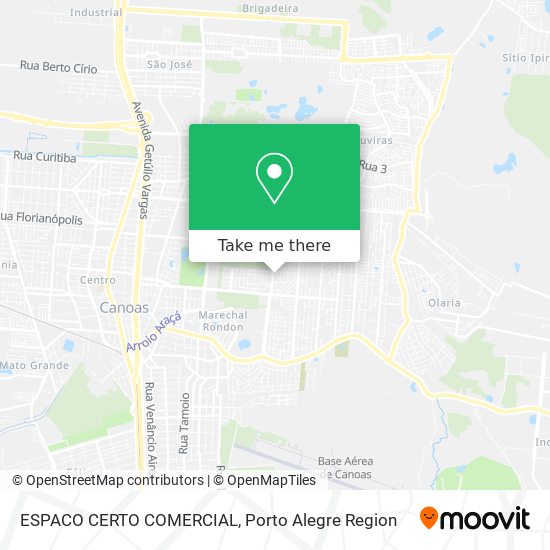 Mapa ESPACO CERTO COMERCIAL