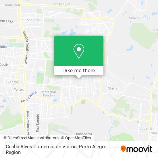 Cunha Alves Comércio de Vidros map