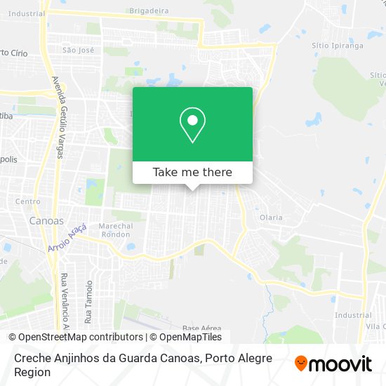 Creche Anjinhos da Guarda Canoas map