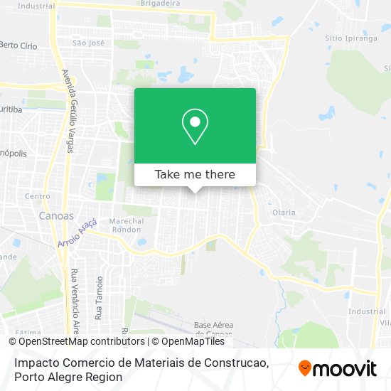 Impacto Comercio de Materiais de Construcao map