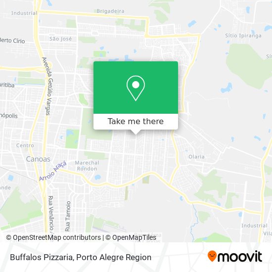 Mapa Buffalos Pizzaria