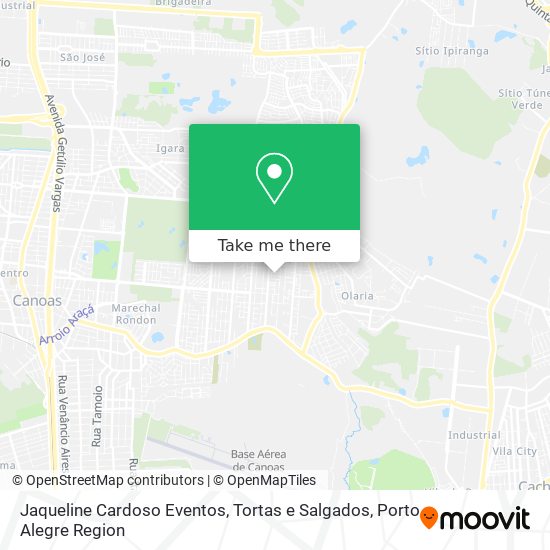 Jaqueline Cardoso Eventos, Tortas e Salgados map