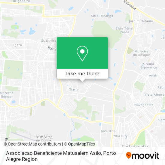 Associacao Beneficiente Matusalem Asilo map