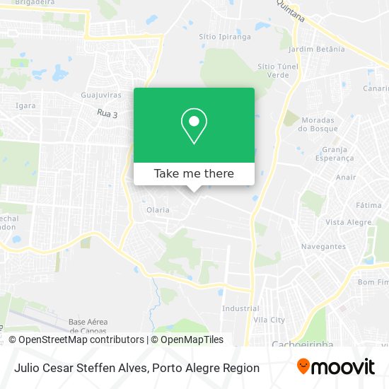 Julio Cesar Steffen Alves map