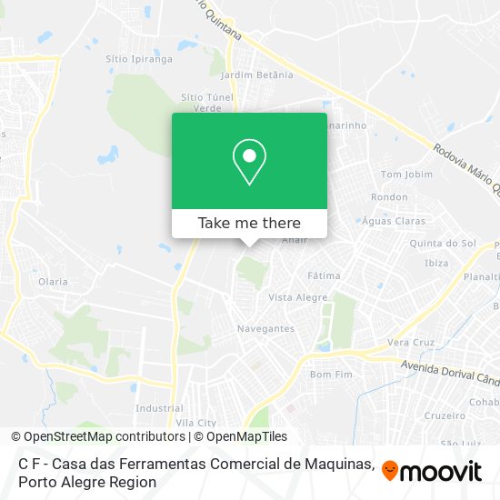 C F - Casa das Ferramentas Comercial de Maquinas map