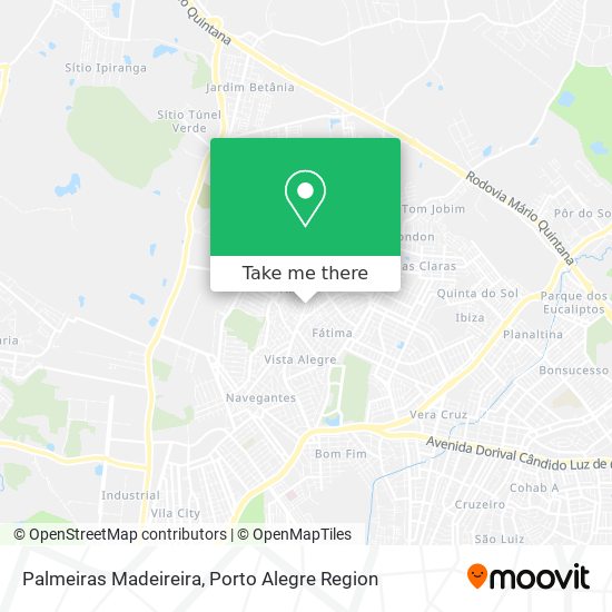 Palmeiras Madeireira map