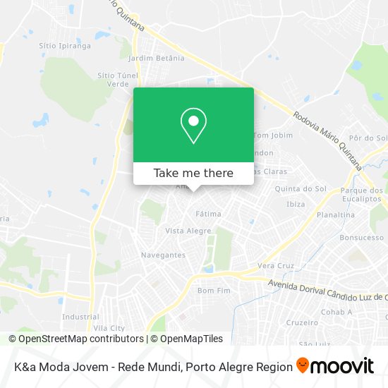 K&a Moda Jovem - Rede Mundi map