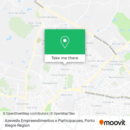 Mapa Azevedo Empreendimentos e Participacoes