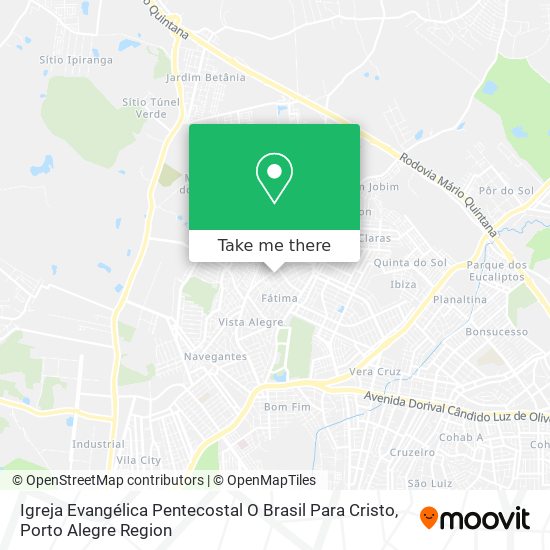 Igreja Evangélica Pentecostal O Brasil Para Cristo map